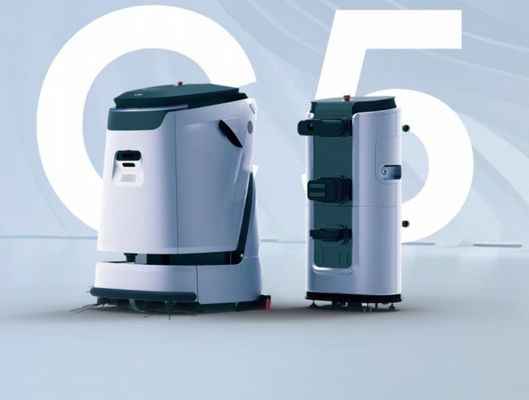 큰 면적 청소 상업용 로봇 바닥 청소기 90L 큰 물 탱크 2000sqm / h